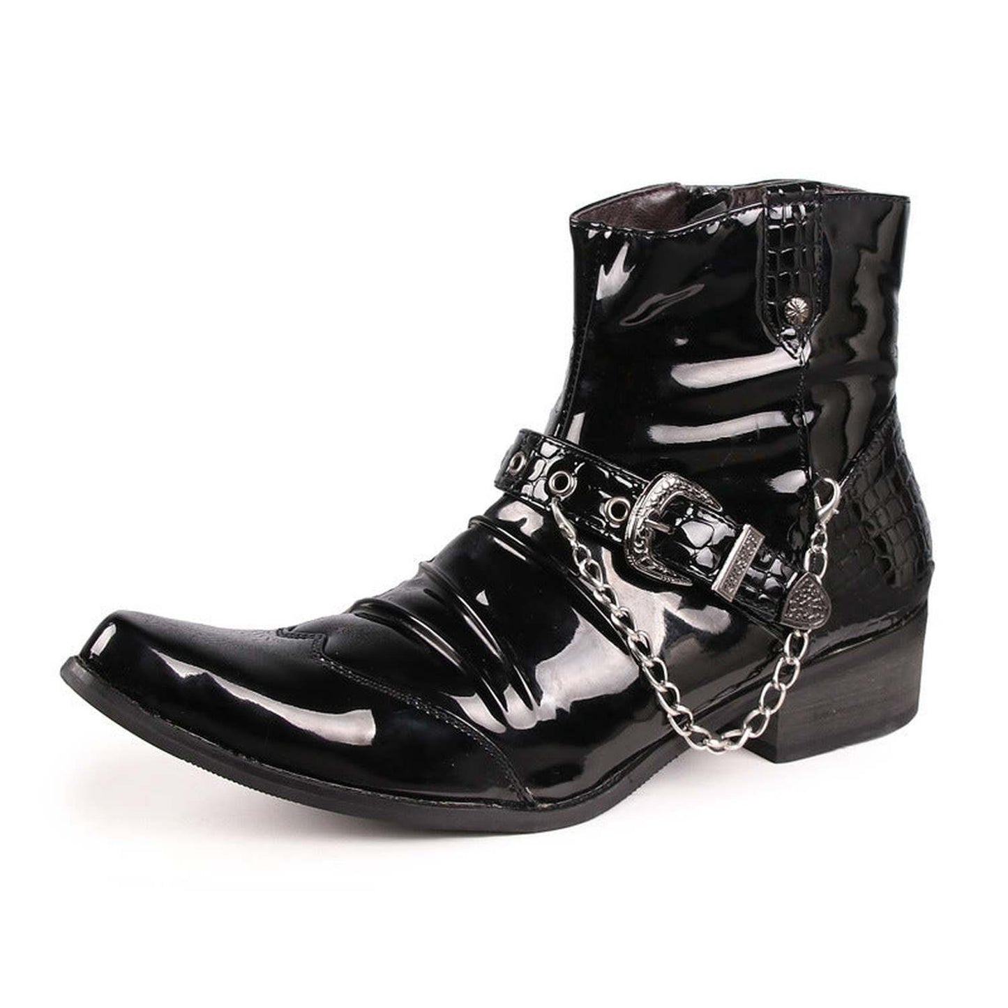 European And American Western Style Martin Boots Pointed Toe - Viraxa
