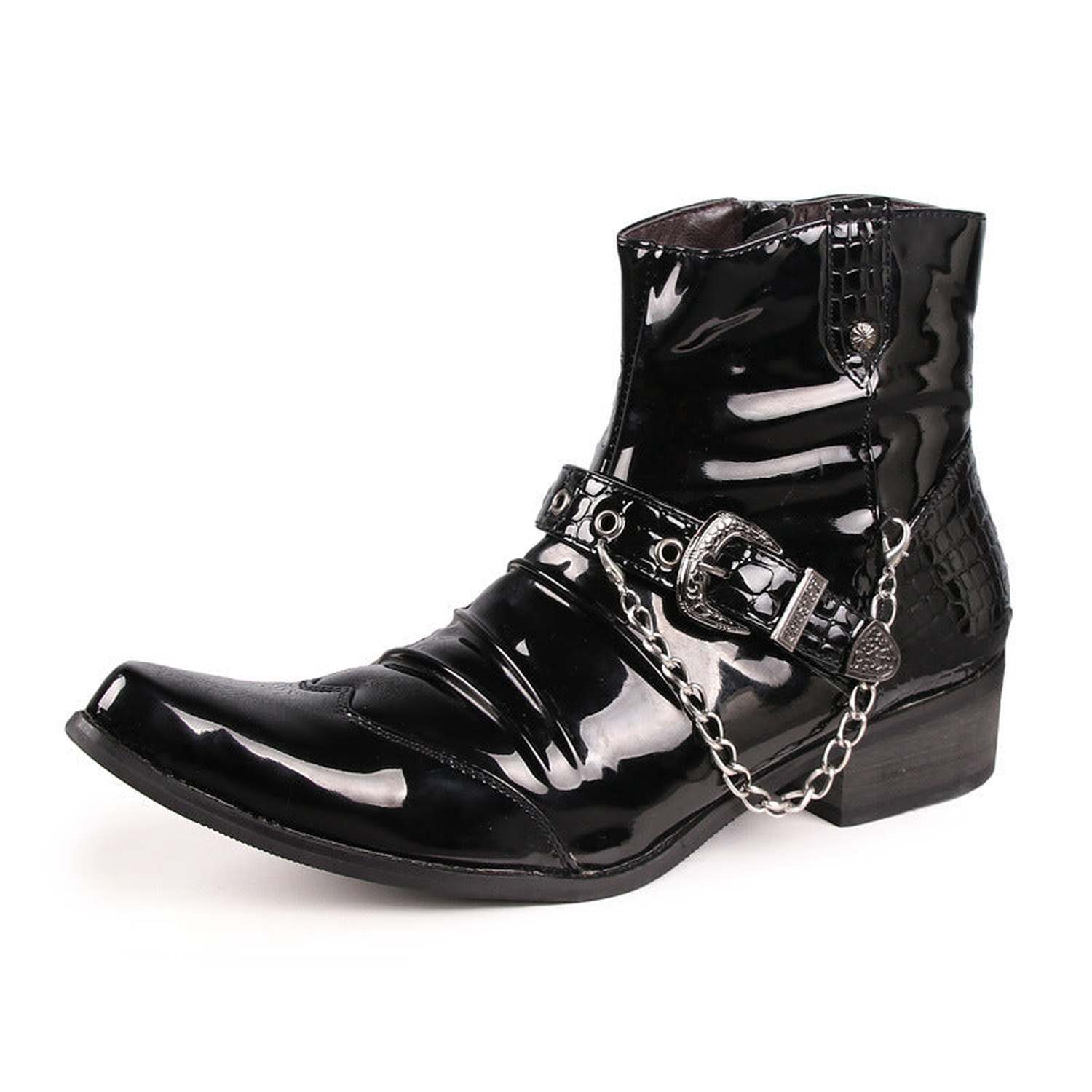 European And American Western Style Martin Boots Pointed Toe - Viraxa