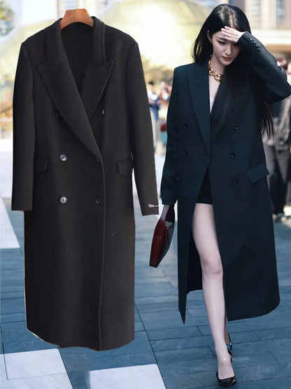 High-grade Double-sided Cashmere Wool Women's Suit Jacket
