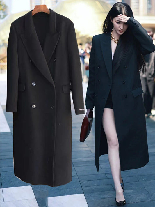 High-grade Double-sided Cashmere Wool Women's Suit Jacket