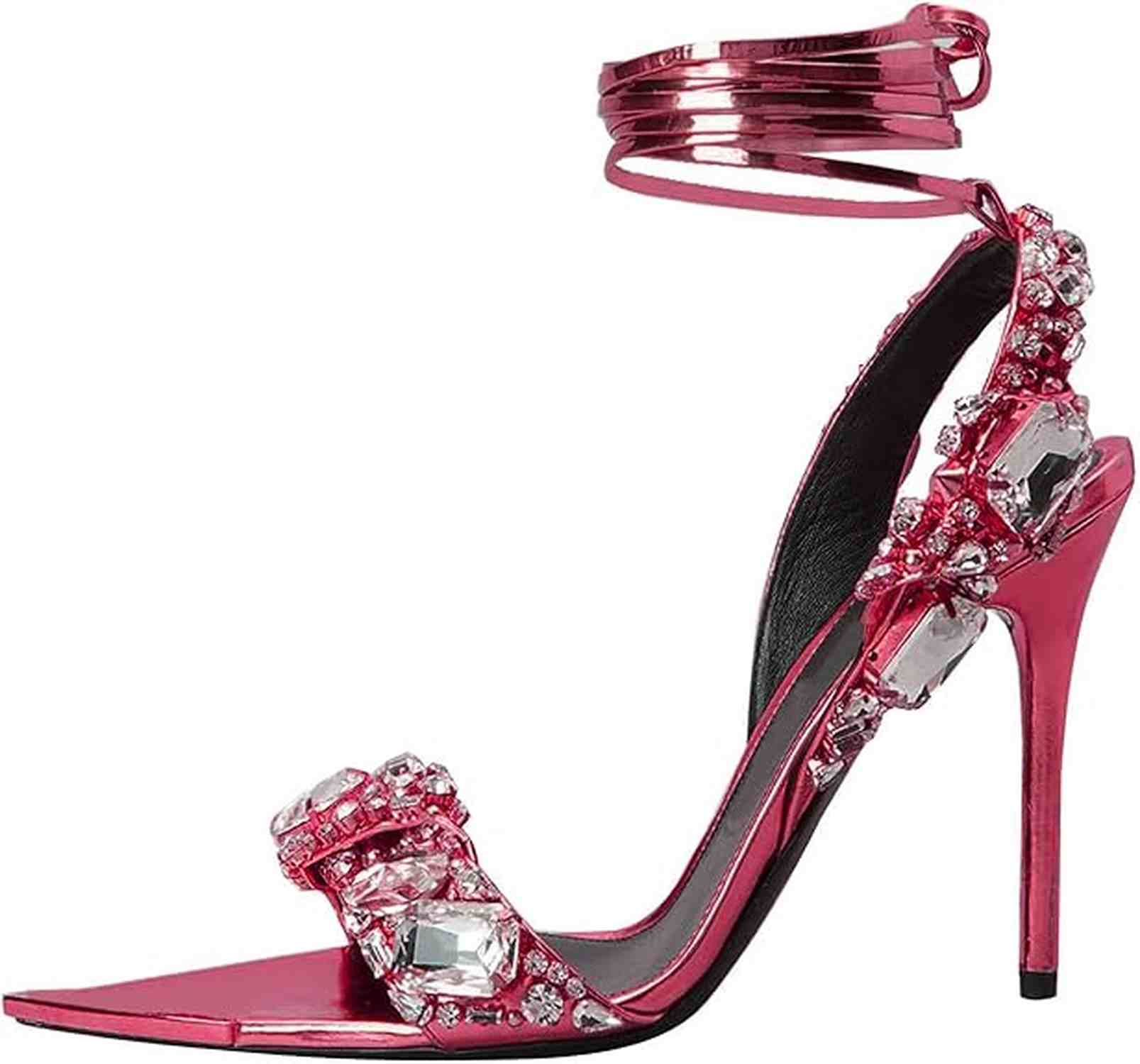 High Heel Pointed 10 cm Sandals - Viraxa