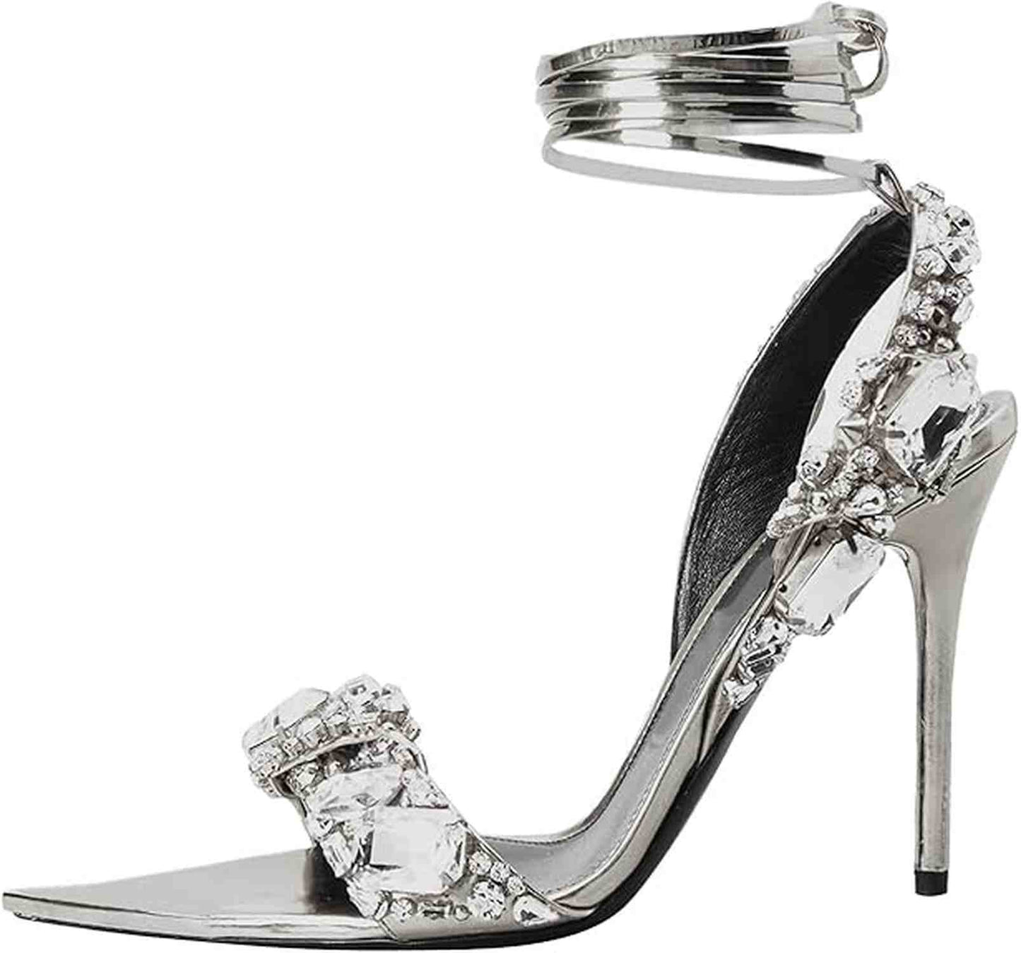 High Heel Pointed 10 cm Sandals - Viraxa