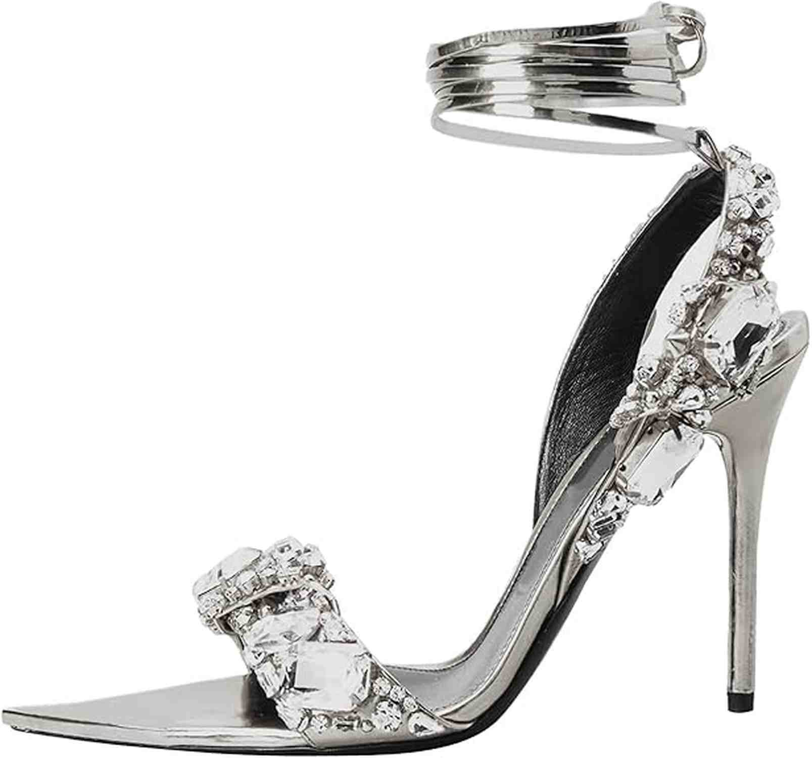 High Heel Pointed 10 cm Sandals - Viraxa