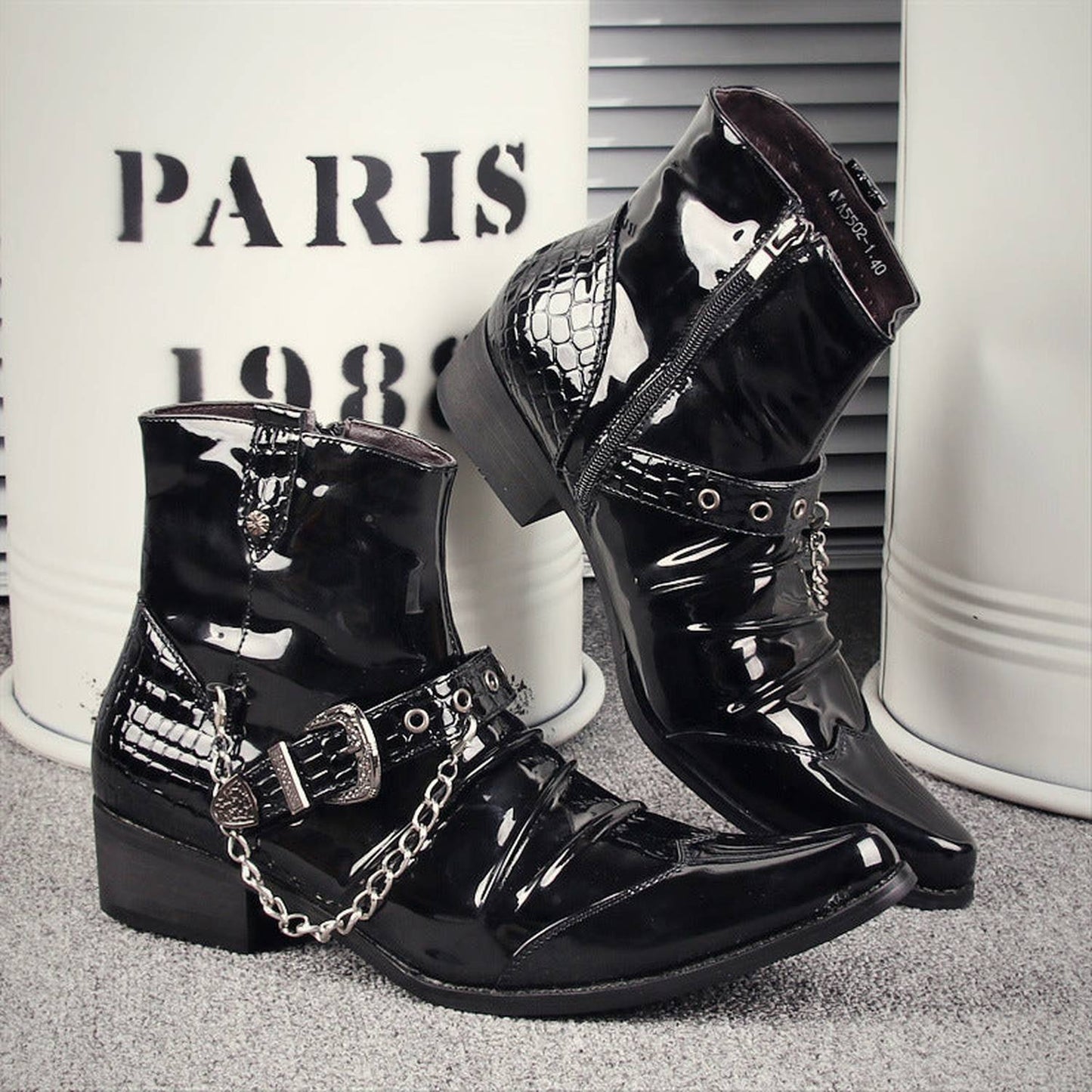European And American Western Style Martin Boots Pointed Toe - Viraxa