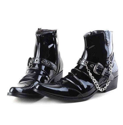 European And American Western Style Martin Boots Pointed Toe - Viraxa